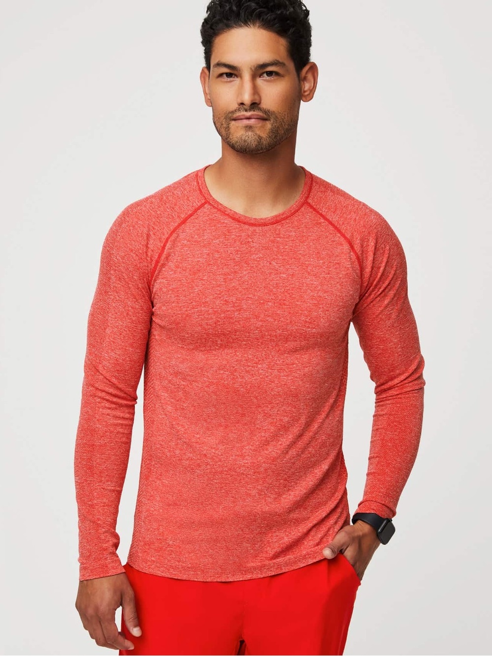 Figs Awesome Red Men's Long-Sleeve